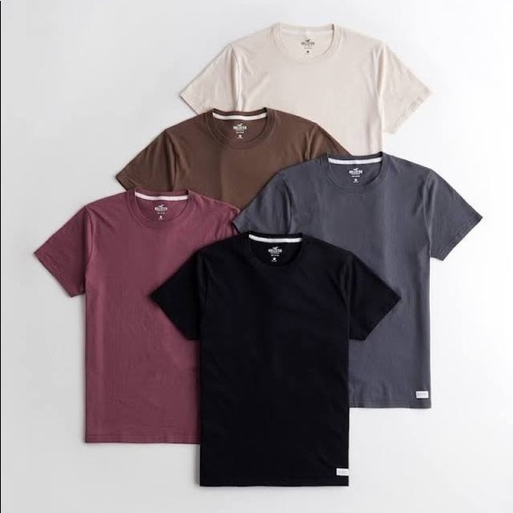 Tee shirts pack of 5 - Picture 3 of 4